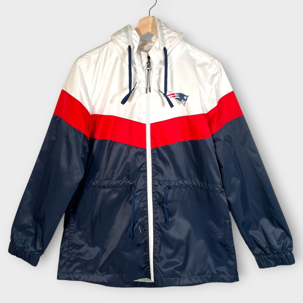 New England Patriots G-III NFL Team Stadium Jacket Woman's LARGE Lightweight NWT